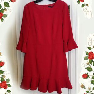 Black Halo Brooklyn Bonfire Red Dress, Size 12